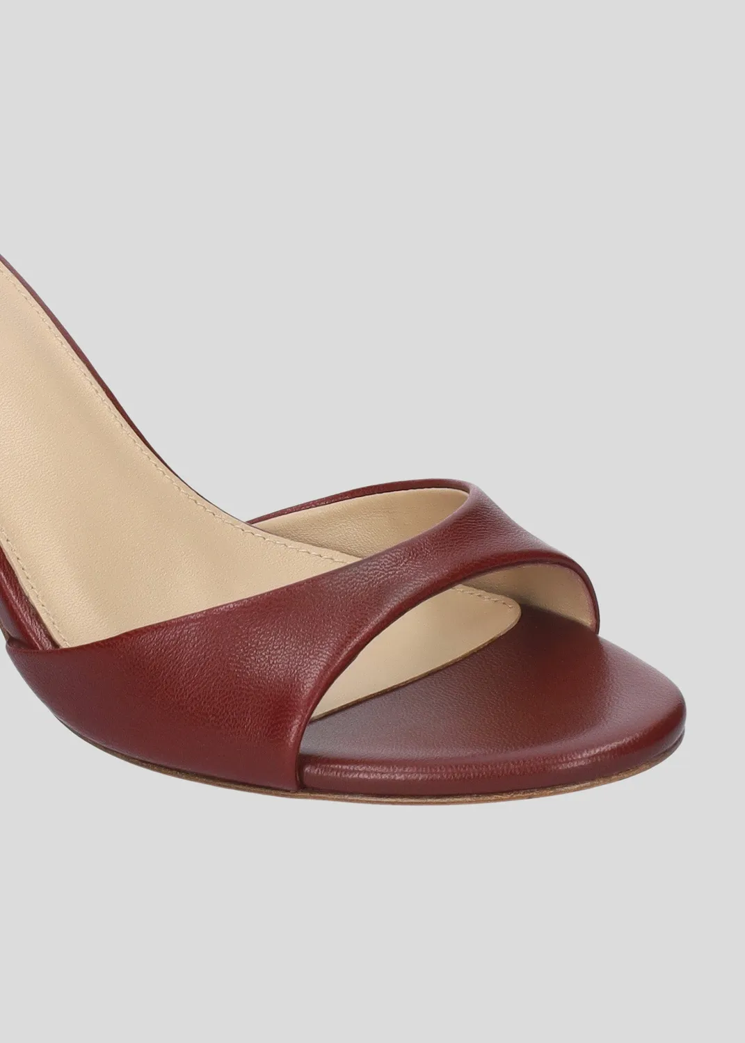 Lola Cruz Brandi Sandal 65 sandales bordeaux 6,5 cm