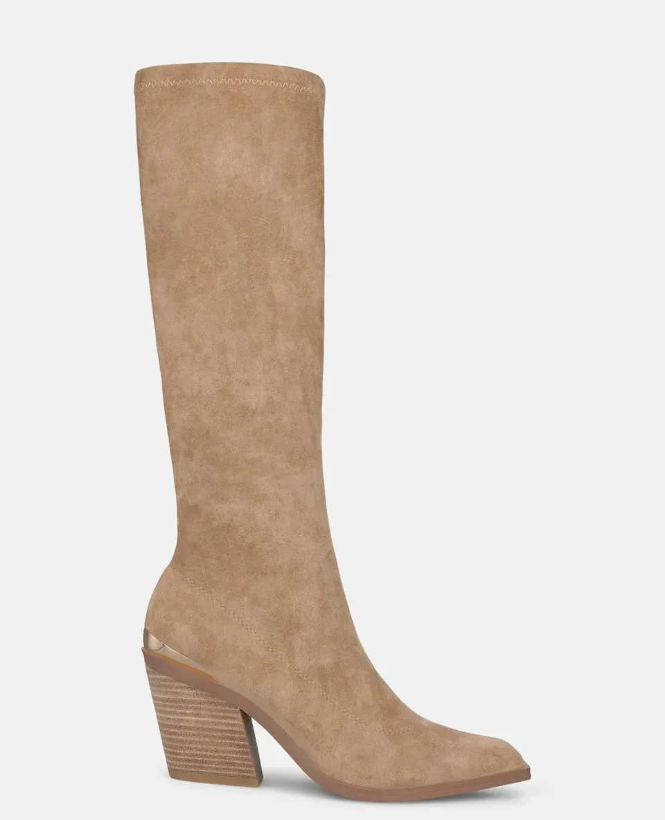 Alma en Pena I2652611C bottes hautes sable talon 8 cm