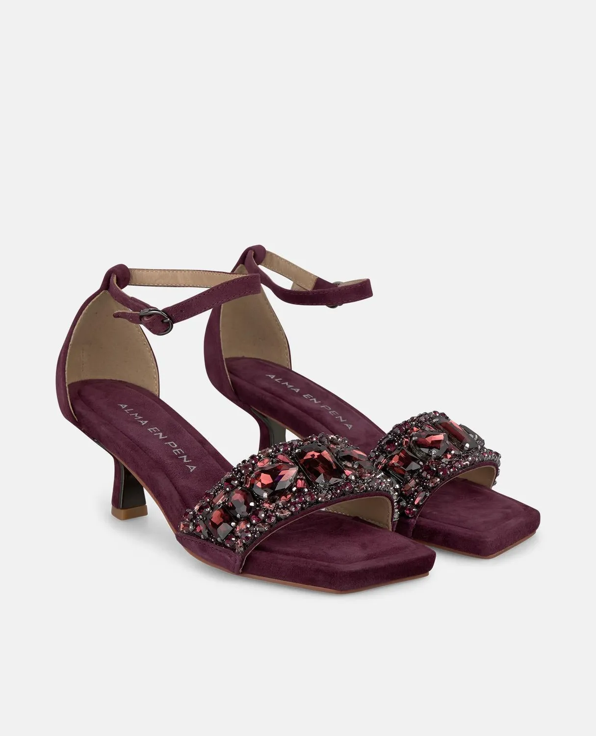Alma en Pena I250094 sandales bordeaux talon 5,5 cm