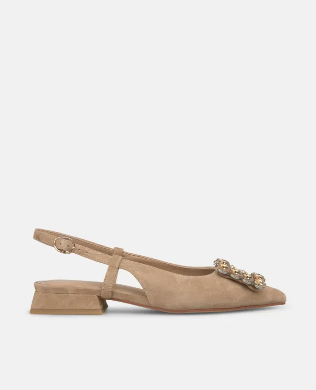Alma en Pena V261004 escarpins slingback arena cuir 2 cm