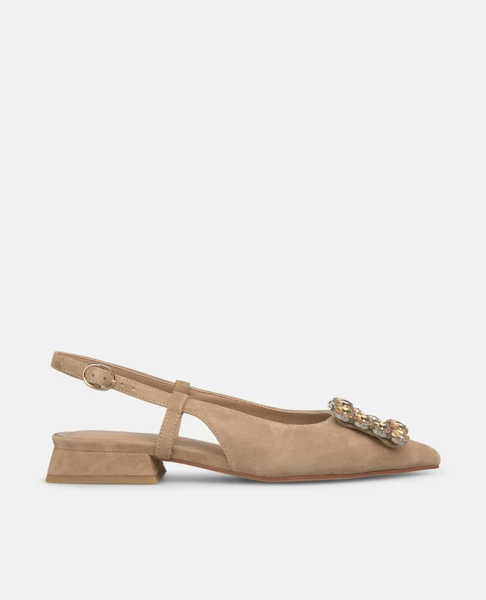 Alma en Pena V261004 escarpins slingback arena cuir 2 cm