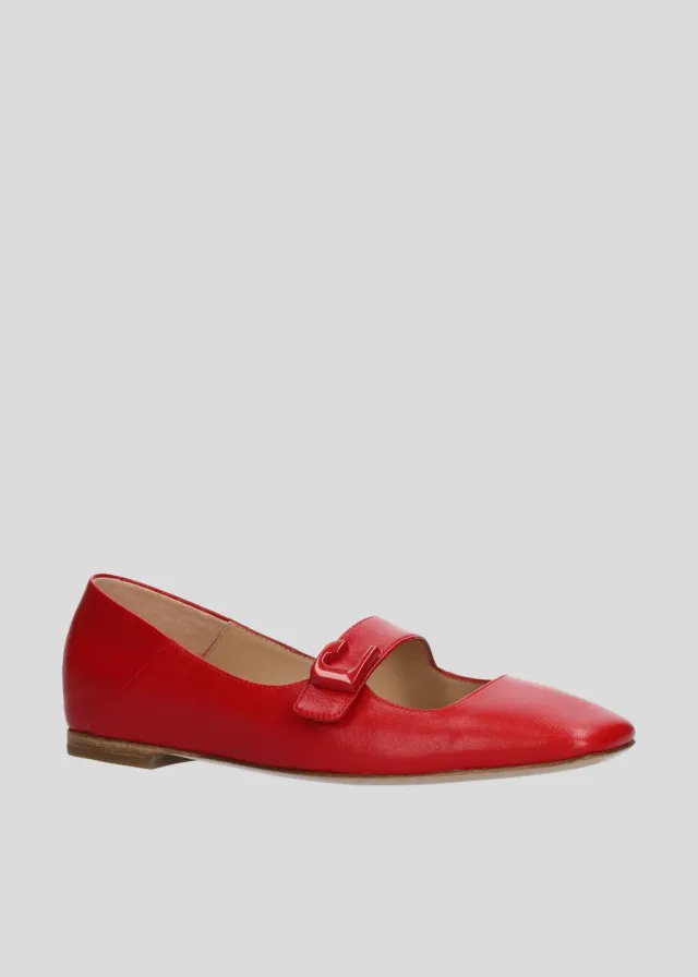 Lola Cruz Lola ballerines plates femme rouge