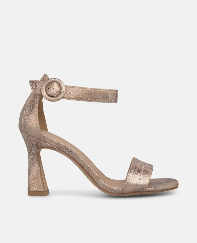 Alma en Pena V2650154 sandales camel bout carré talon 8 cm