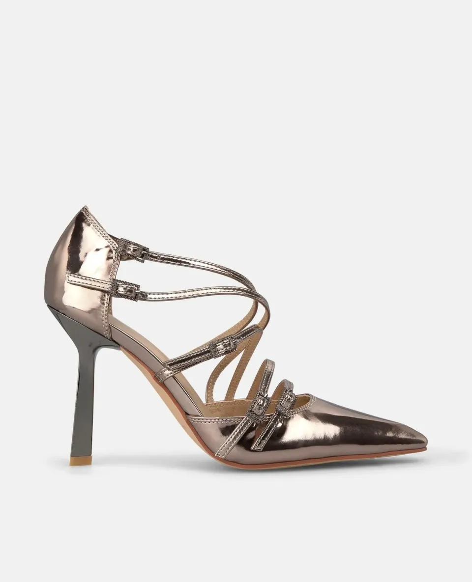 Alma en Pena I250450 escarpins argente talon 10 cm