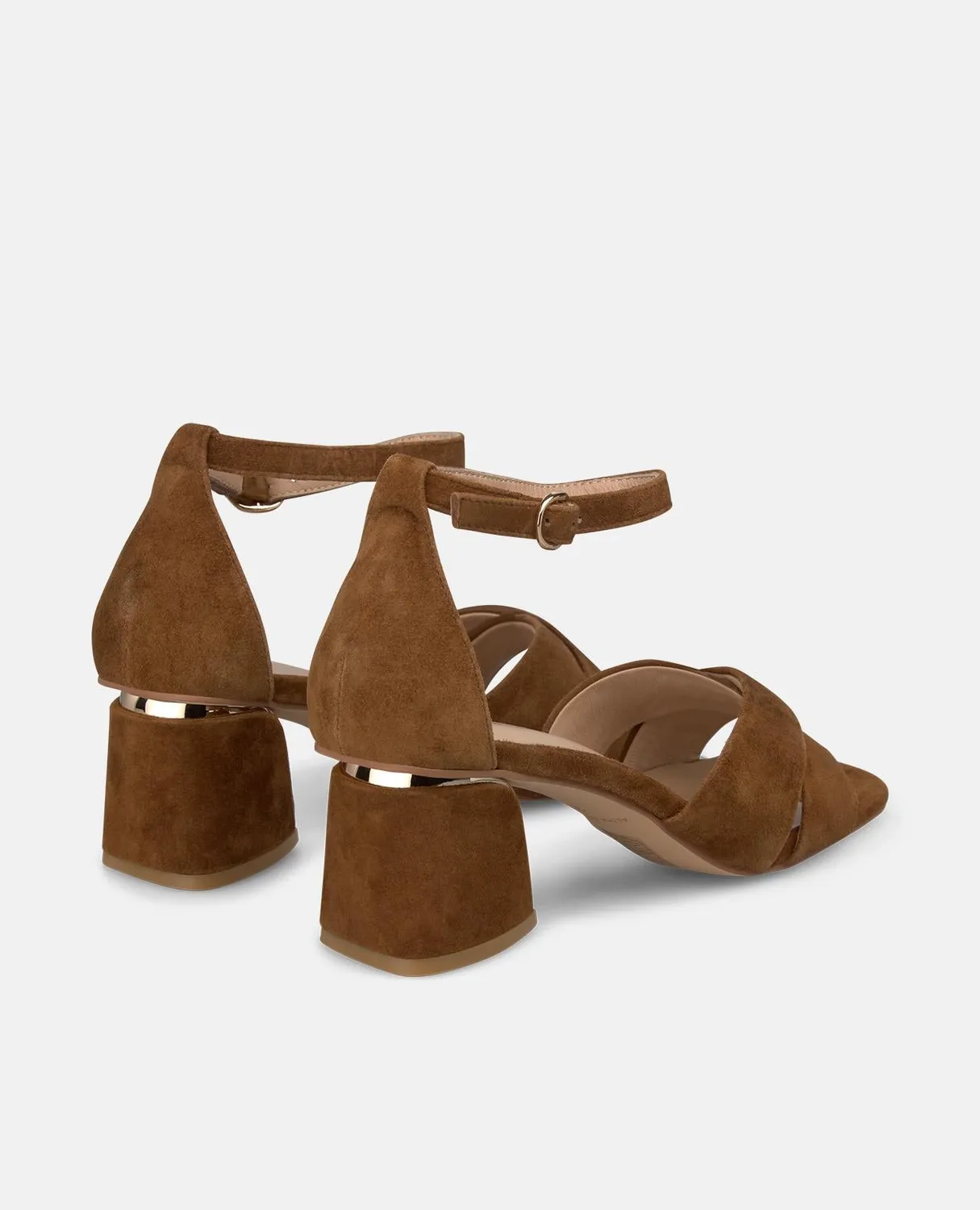 Alma en Pena V263002 sandales cuir caramel talon 5,5 cm