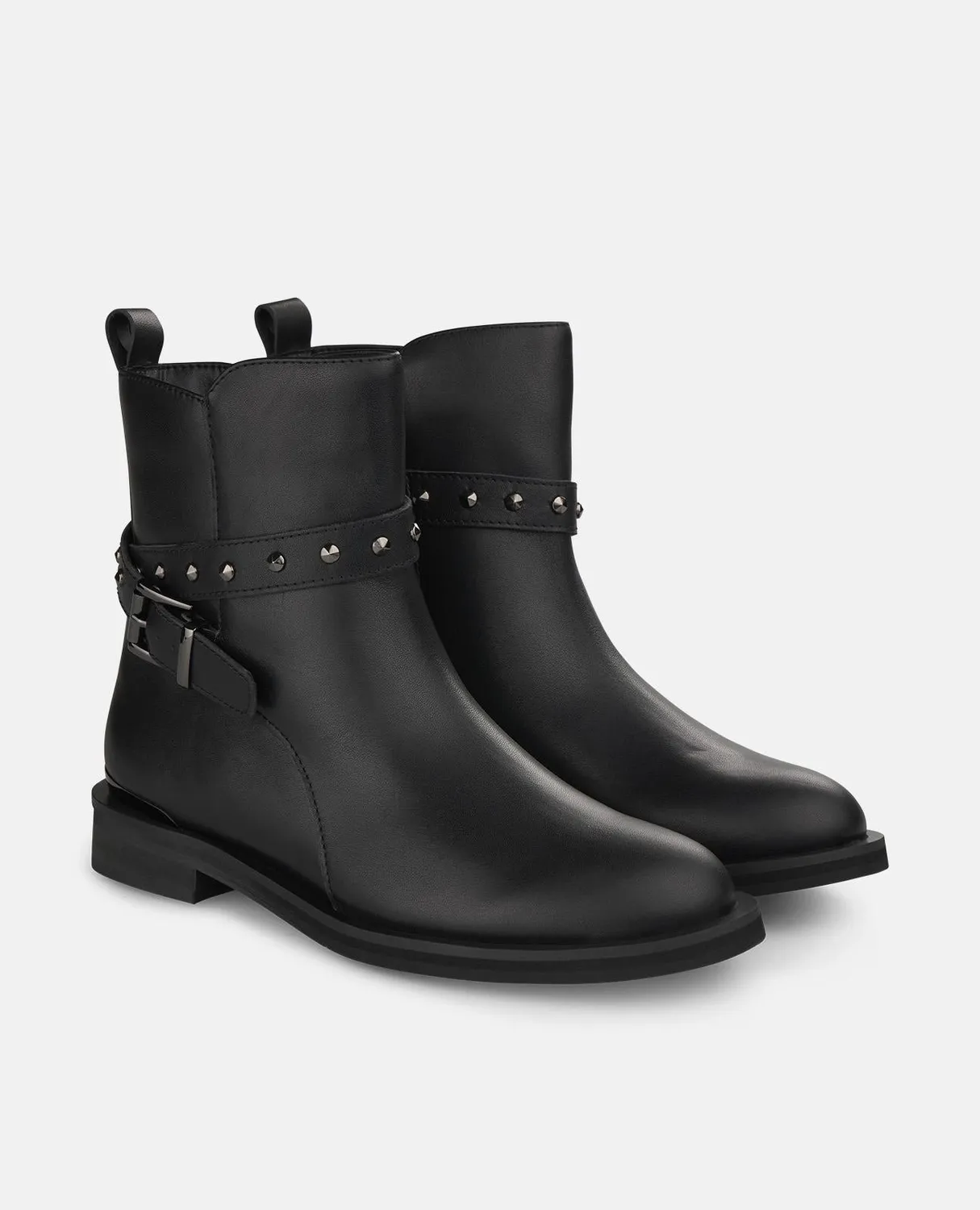 Alma en Pena I2554302 bottines plates noir cuir