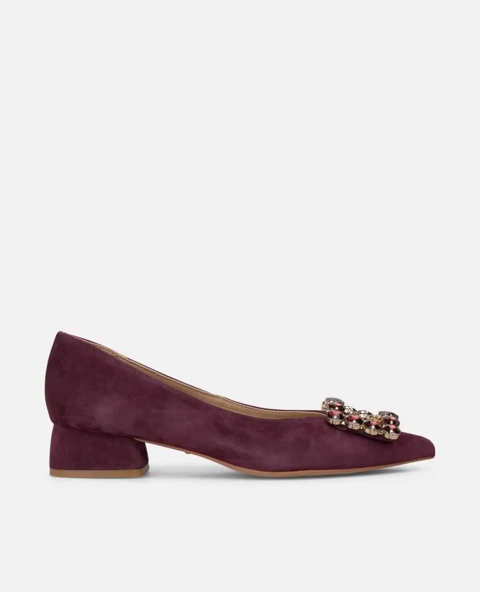 Alma en Pena I260181 ballerines bordeaux fleur 3,5 cm