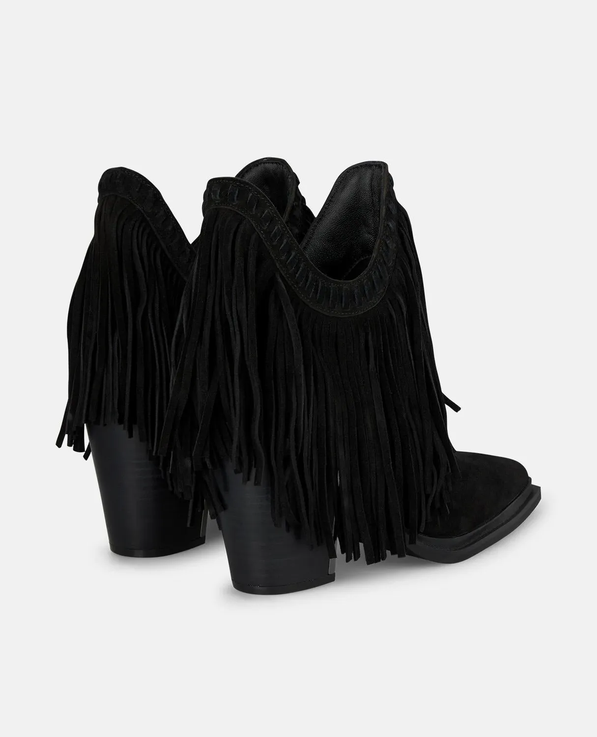 Alma en Pena I250710 bottines cowboy noir cuir talon 9,5 cm