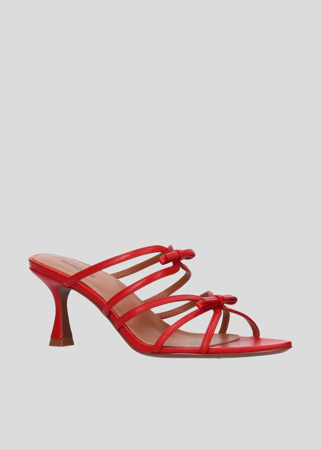 Lola Cruz Sabrina Sandal 65 sandales rouge talon 6,5 cm