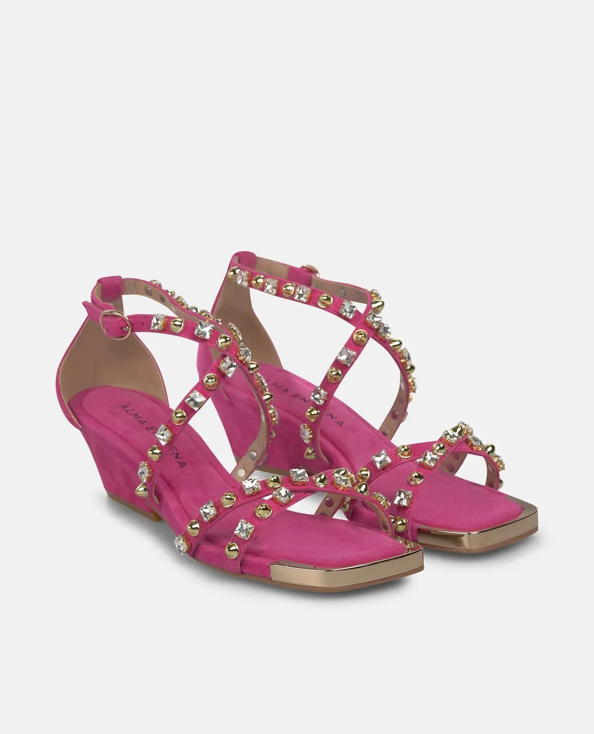 Alma en Pena V260784 sandales bijou fuchsia 6 cm