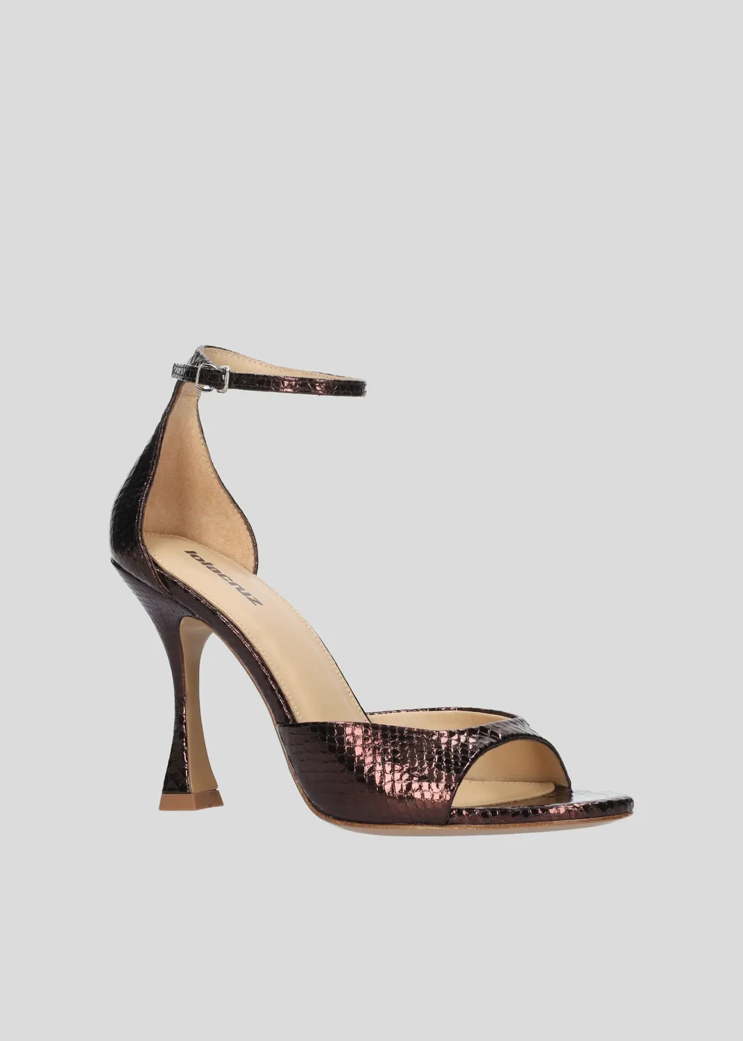 Lola Cruz Kumala Sandal 95 sandales à talons marron haut