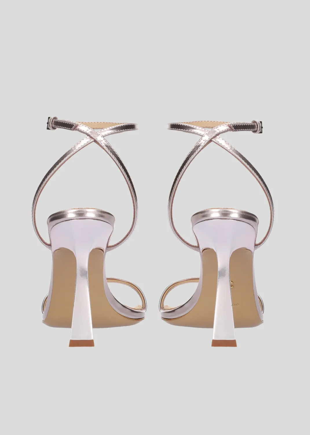 Lola Cruz Cecile Sandal 95 sandales rose talon 9,5 cm
