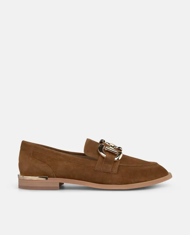 Alma en Pena V260801 mocassins caramel cuir talon 2 cm