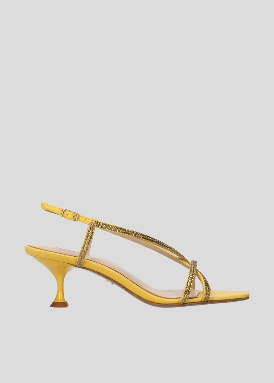 Lola Cruz Liberty 55 sandales jaune talon 5,5 cm