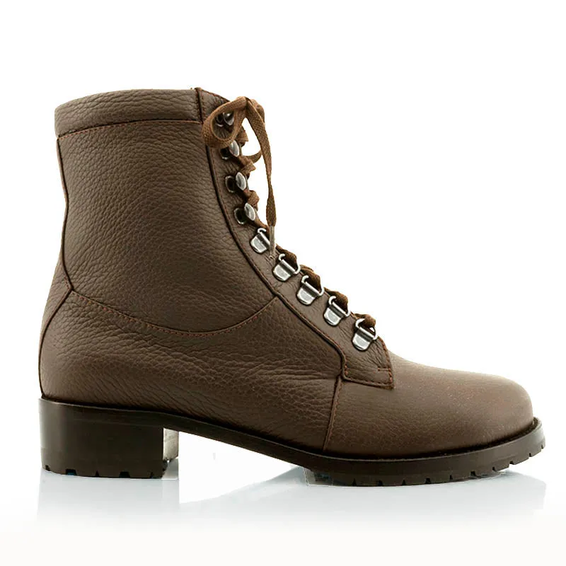 Bégum Paris Sherwood bottines ébène cuir déperlant 3 cm