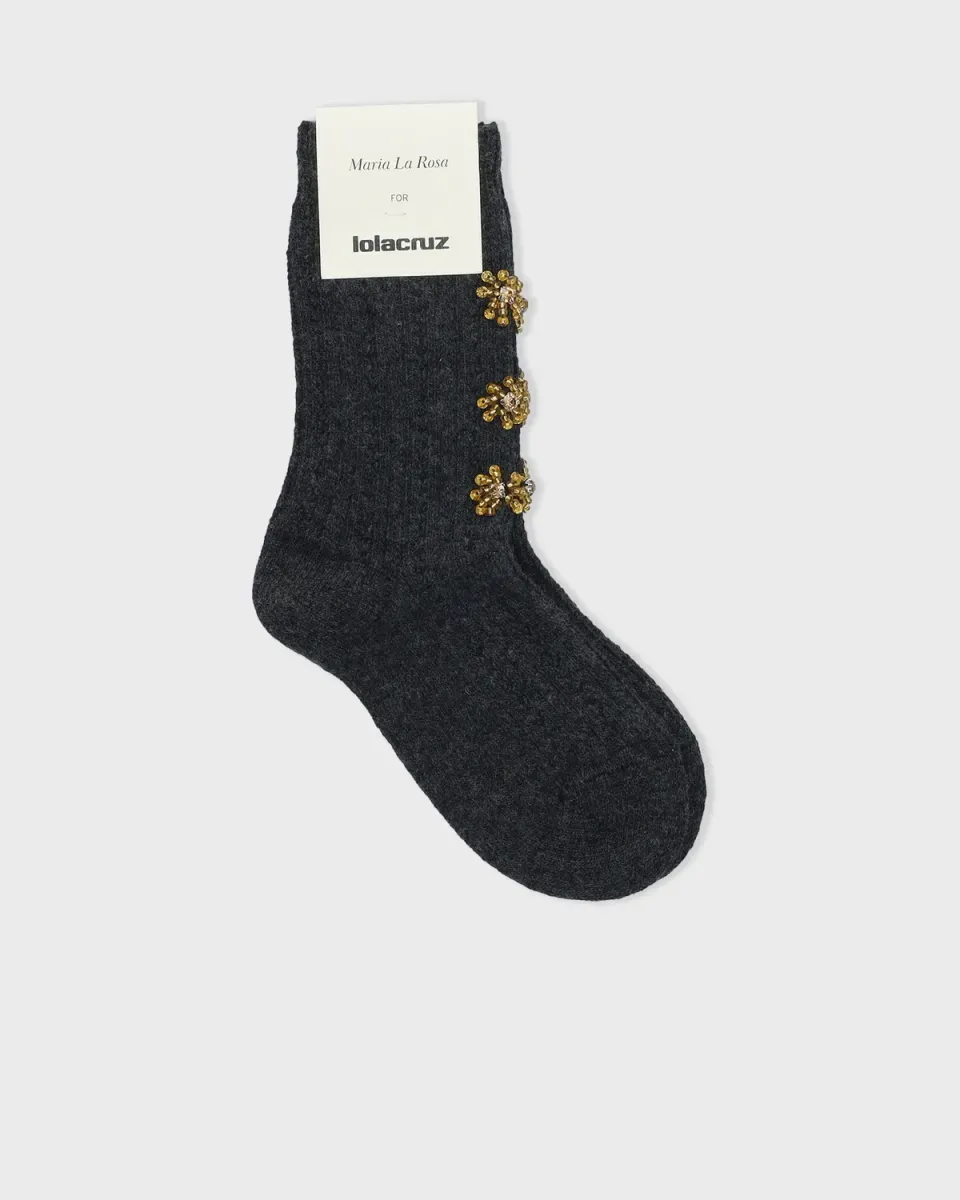 Lola Cruz Bijoux chaussettes en soie