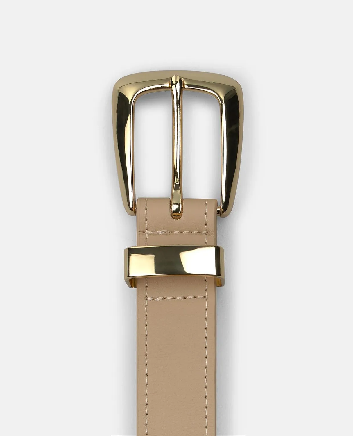 Alma en Pena V26CT017 ceinture cuir marron boucle métal