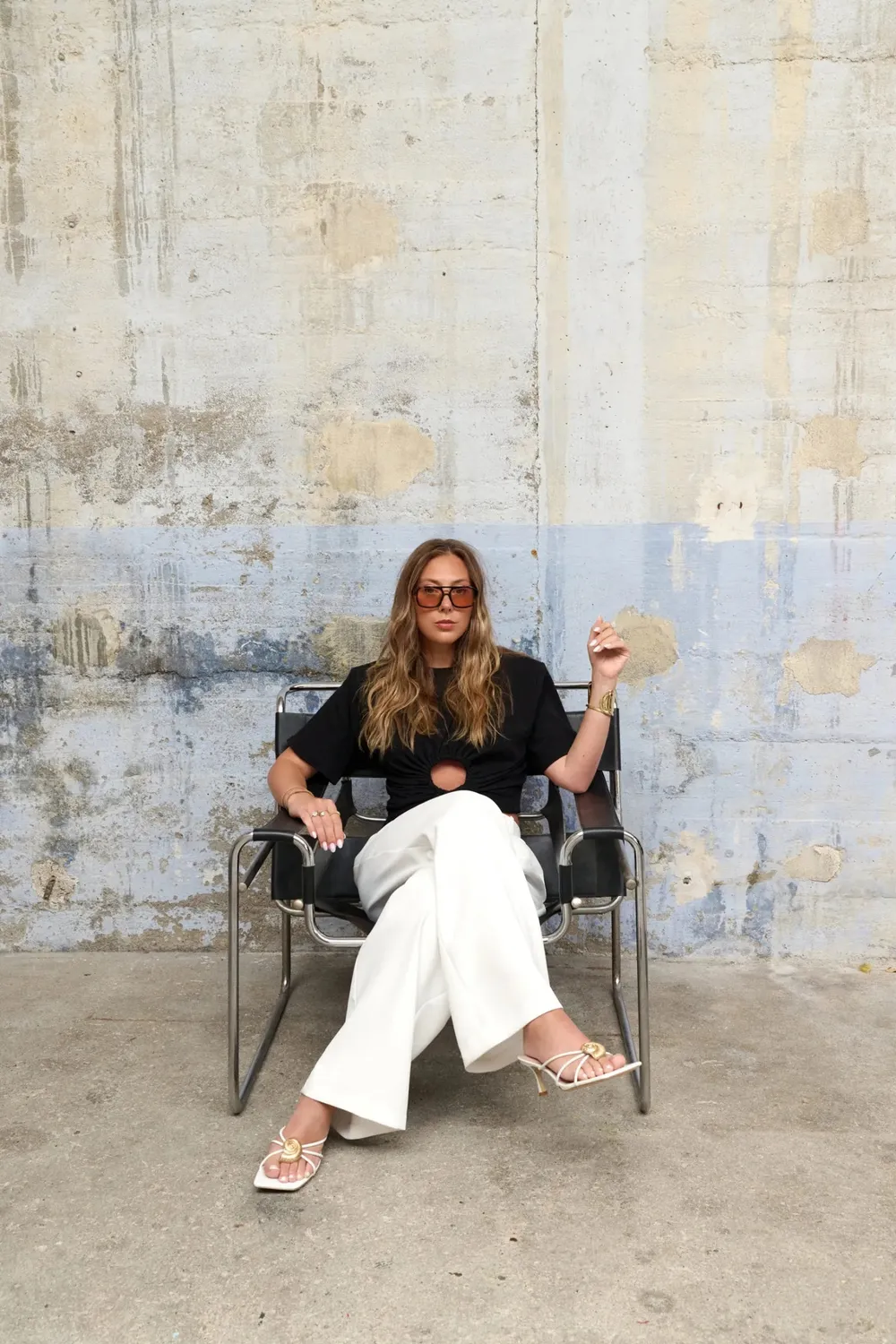 Mi/Mai Thira White mules 6 accessoires interchangeables