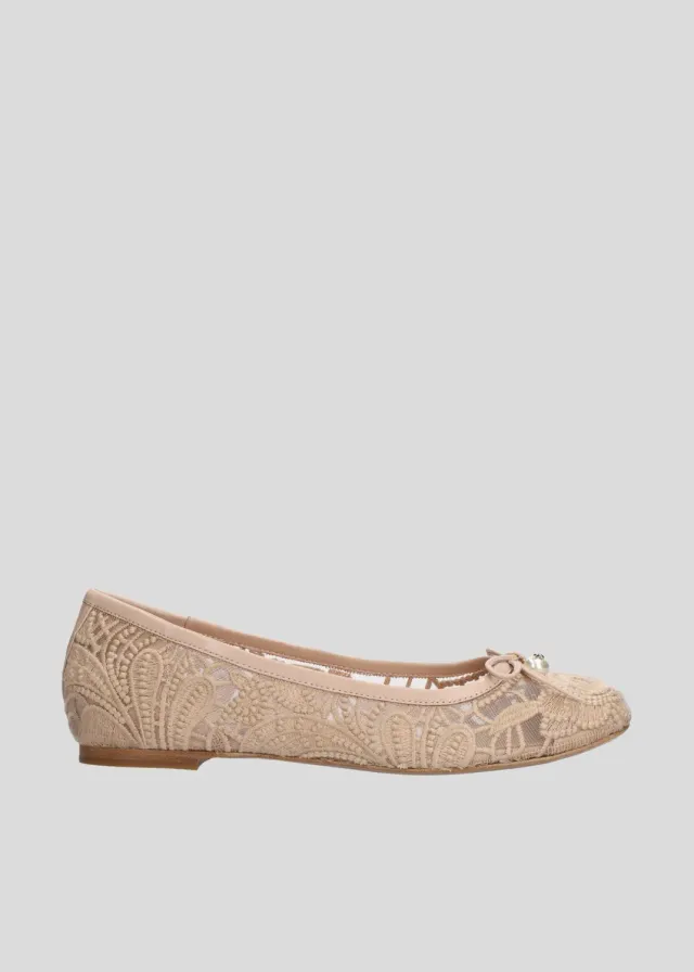 Lola Cruz Grace ballerines nude confort quotidien