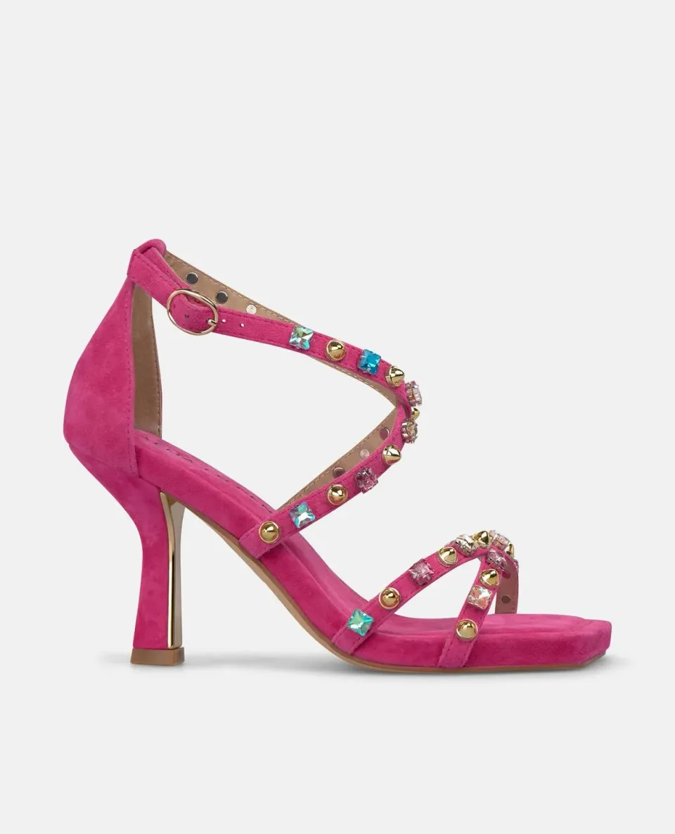 Alma en Pena V264007 sandales fuchsia cuir 9 cm