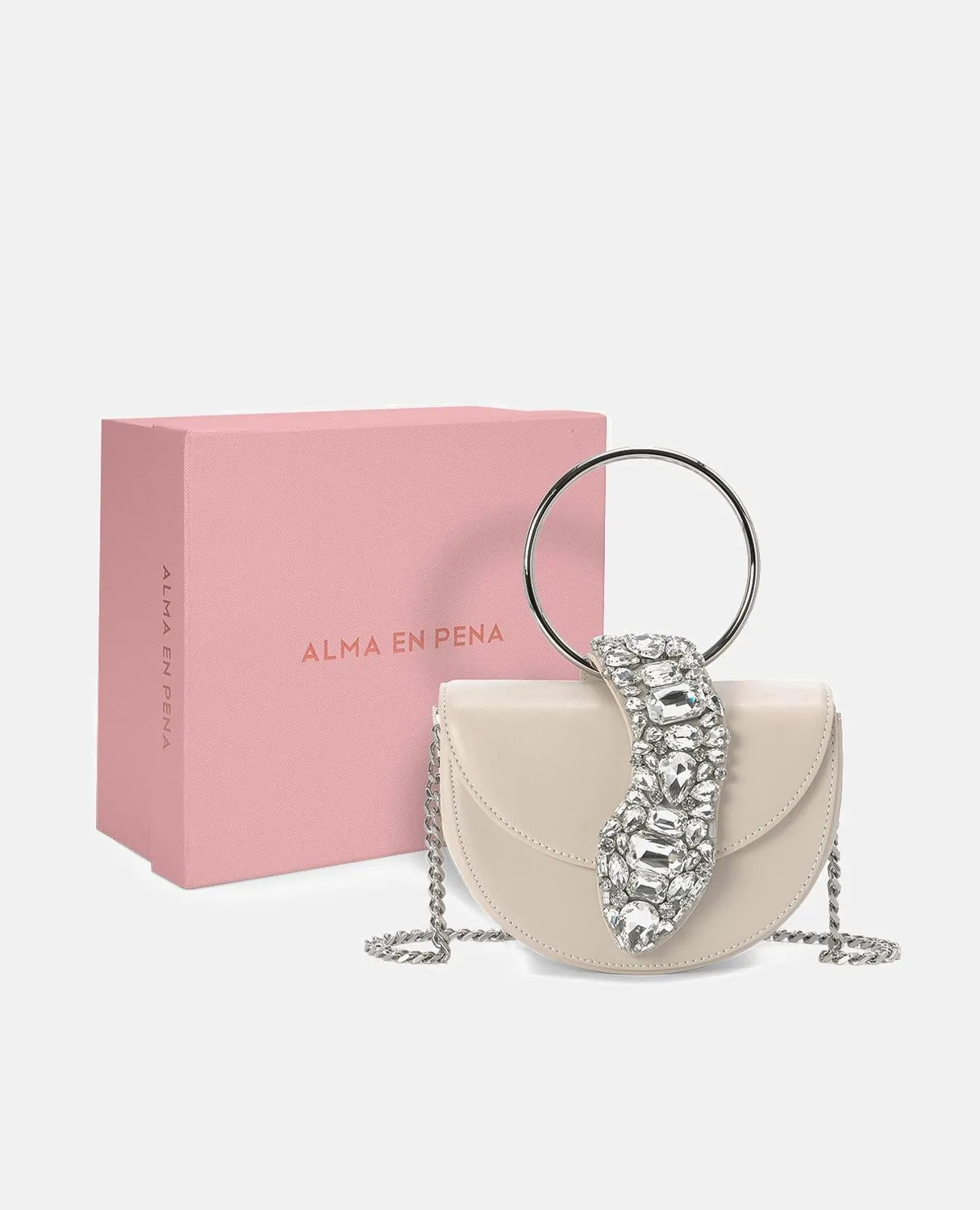 Alma en Pena BG101 sac bandoulière cuir serpent fête