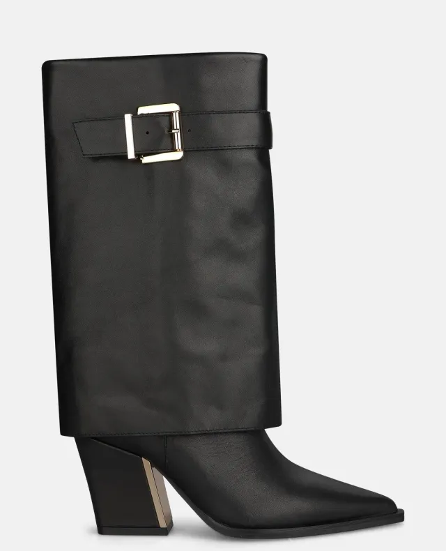 Alma en Pena I260762 bottes cuir boucle noires