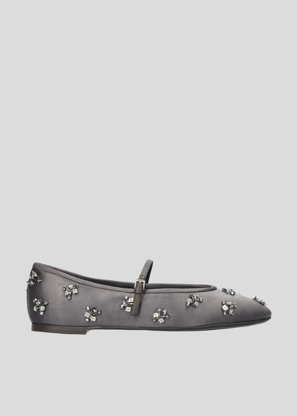 Lola Cruz Nivea ballerines plates gris ville