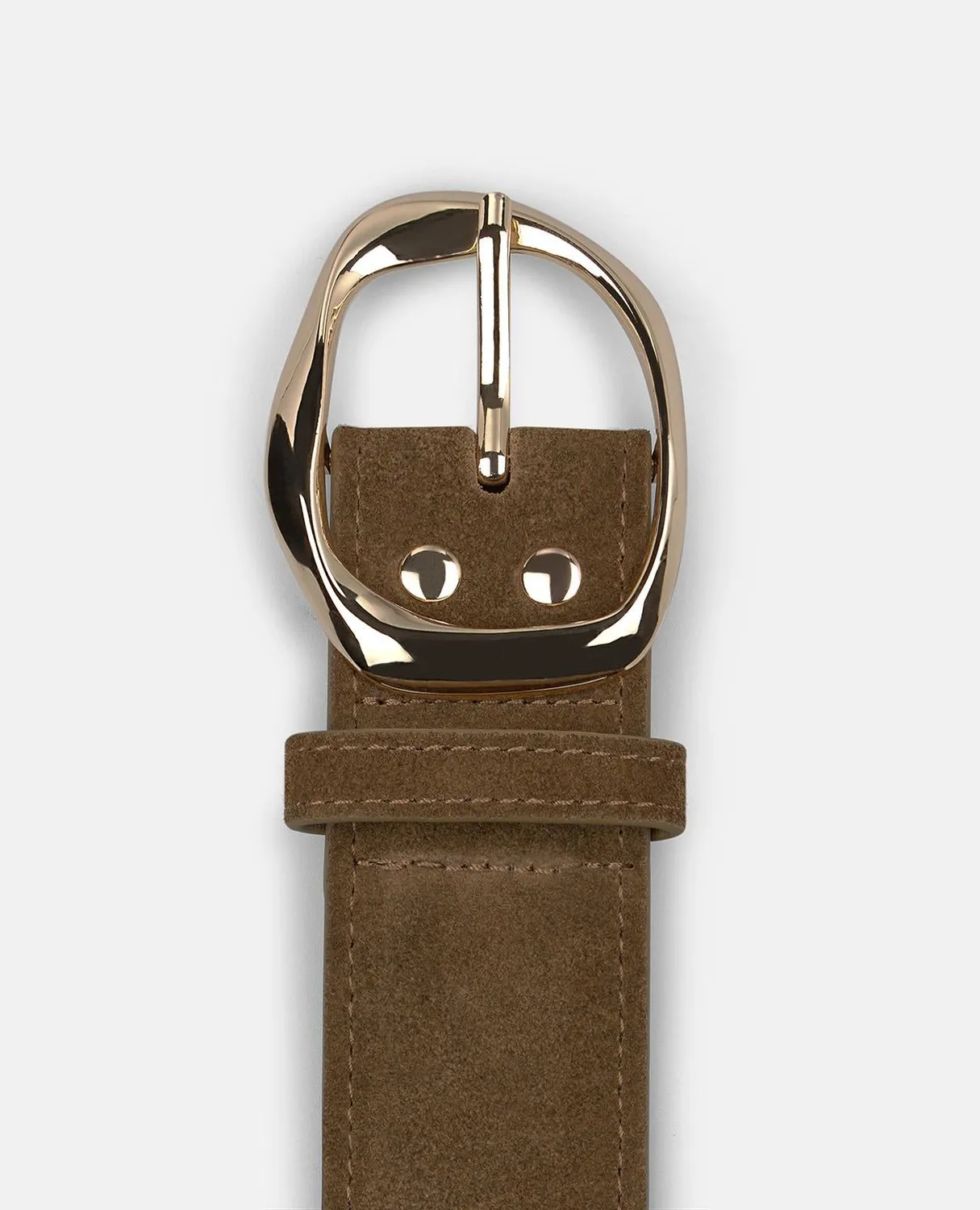 Alma en Pena V26CT018 ceinture marron cuir boucle ronde