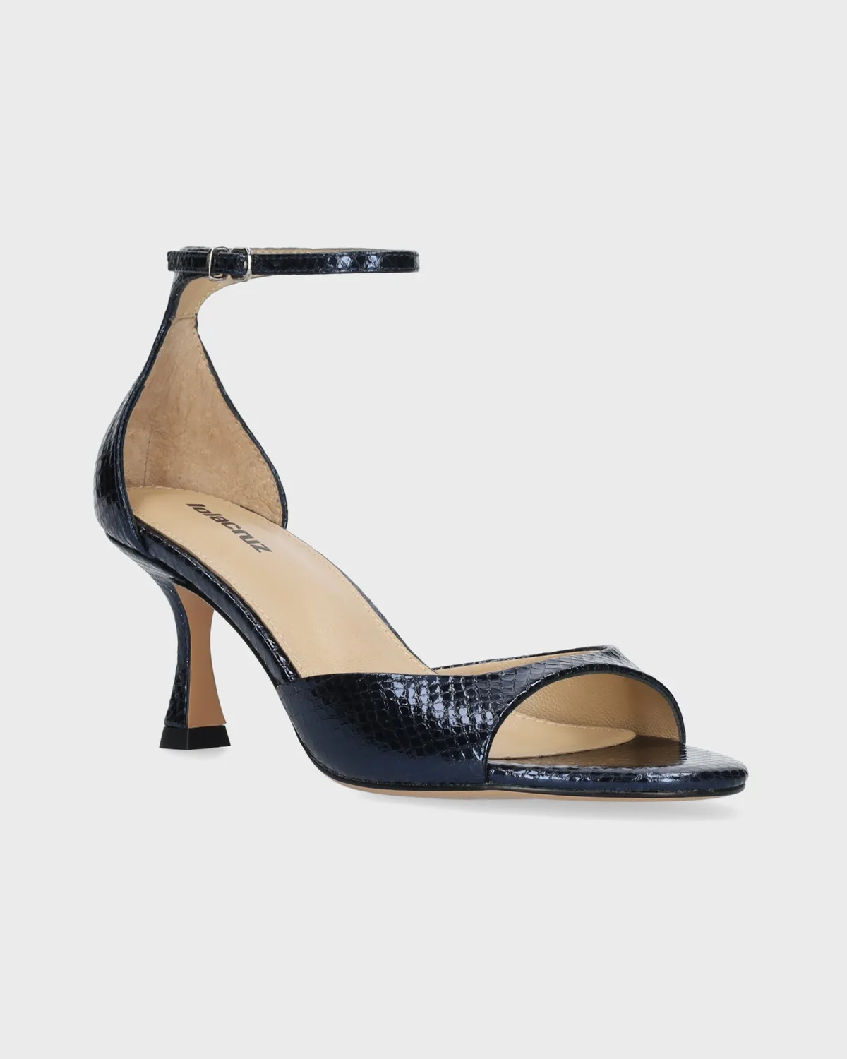 Lola Cruz Kumala 65 sandales à talons bleu marine talon 6,5 cm