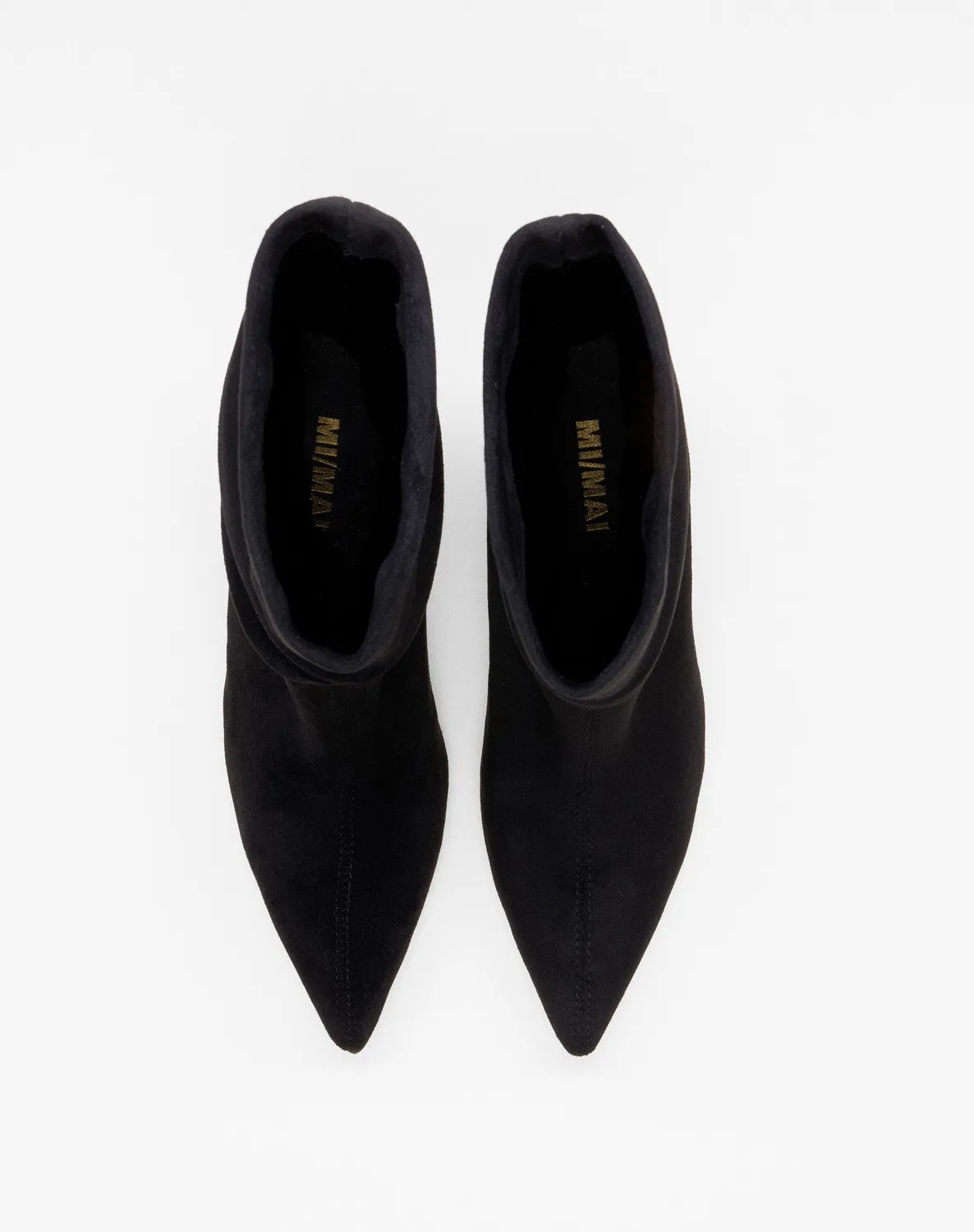 Mi/Mai Zaha Black bottines talon bout pointu