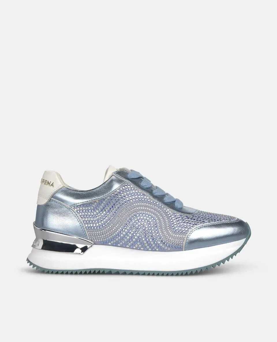 Alma en Pena V260350 sneakers plateforme bleu ciel