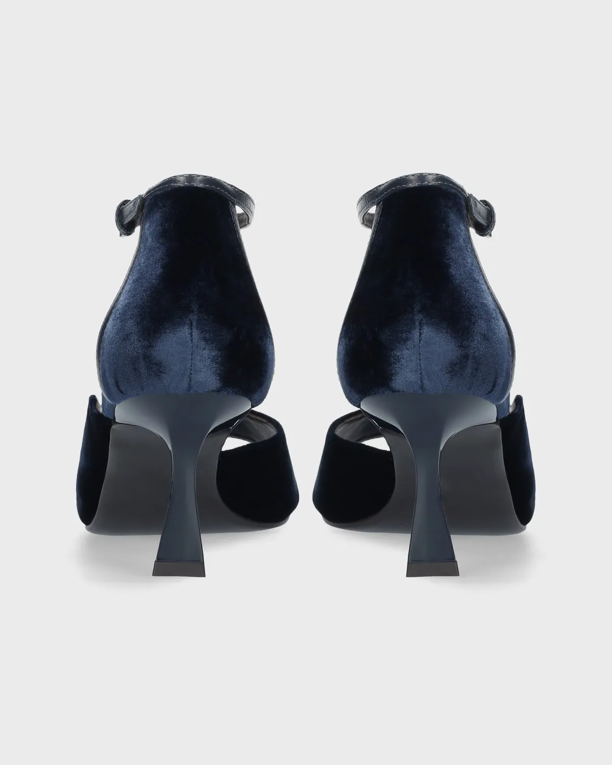 Lola Cruz Qelina 70 sandales à talon bleu nuit