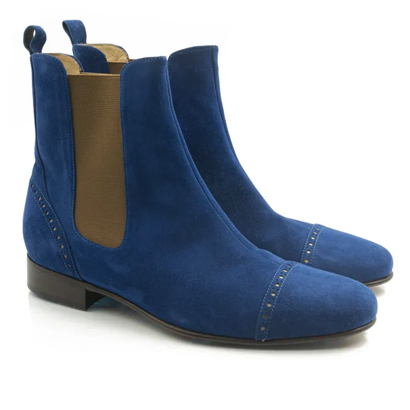 Bégum Paris Rameau bottine azur chelsea 2 cm
