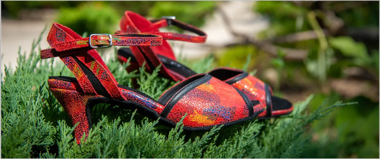 Magic Feet Tanguera chaussures danse latine cuir