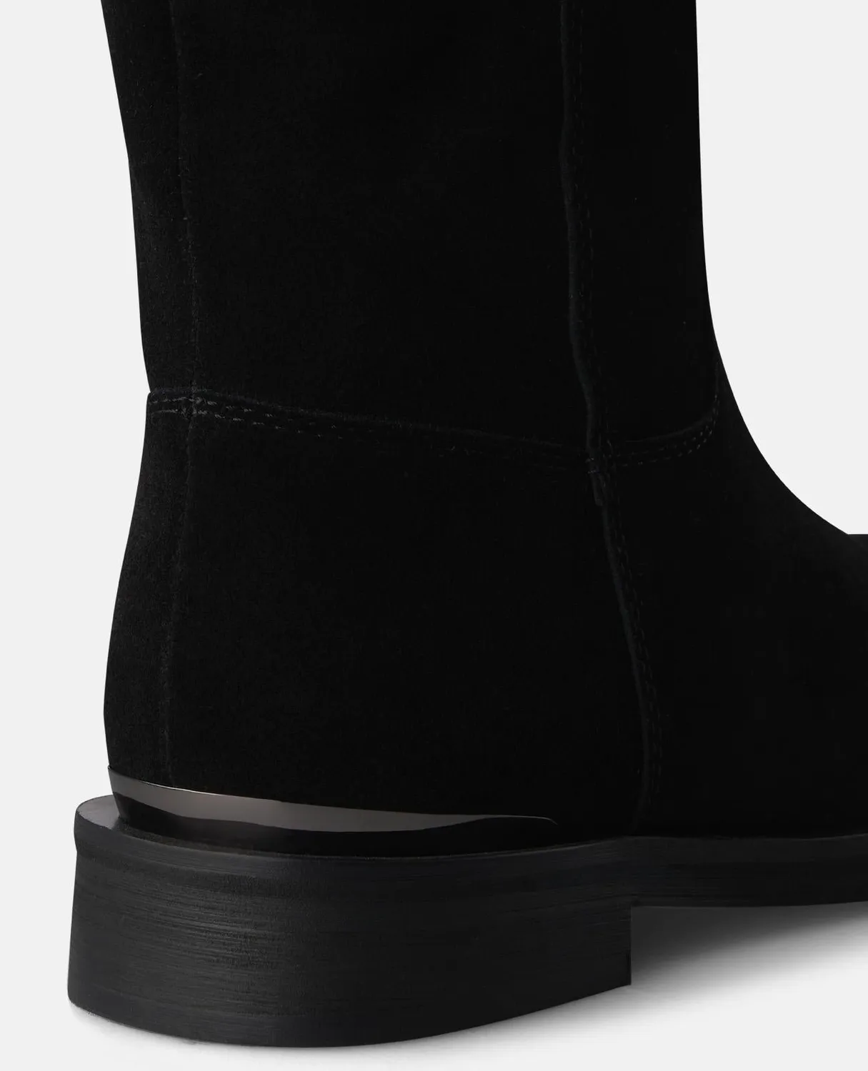 Alma en Pena I260910C bottes noir daim plates 3 cm