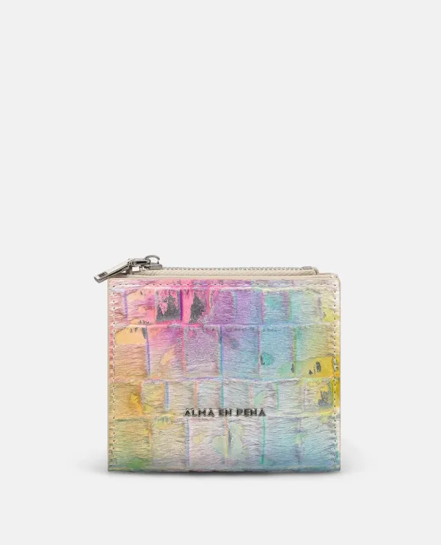 Alma en Pena WT100 portefeuille cuir multicolore effet