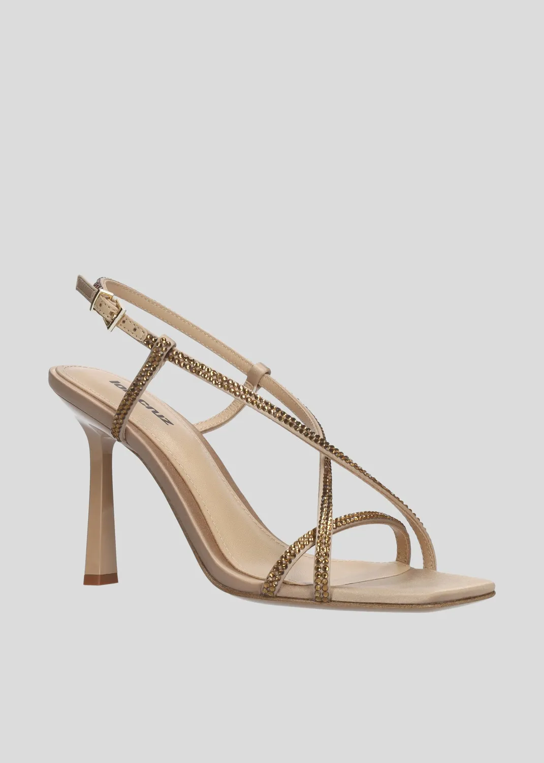 Lola Cruz Liberty sandales 85 nude talon 8,5 cm