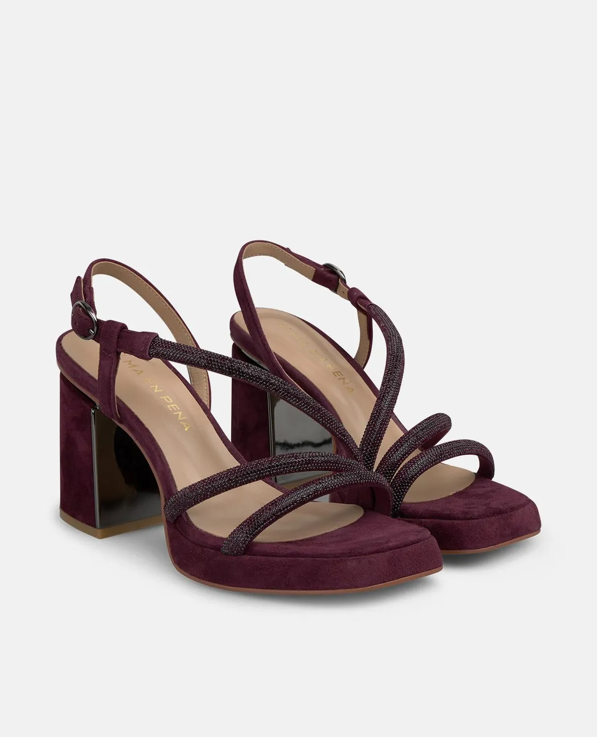 Alma en Pena I250052 sandale bordeaux talon 8,5 cm