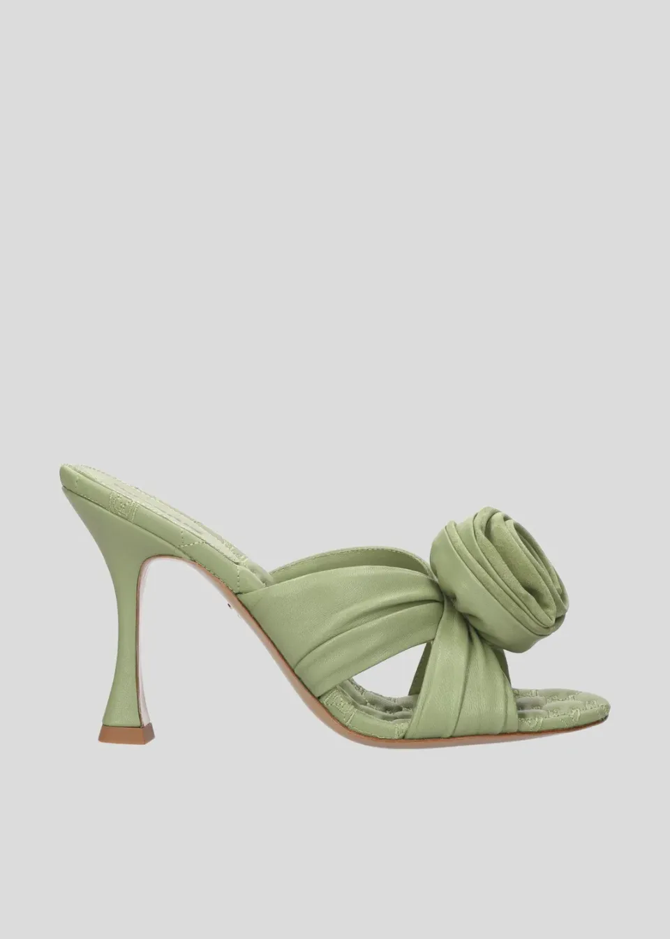 Lola Cruz Lotta Mule 95 Mules Vert Aloe