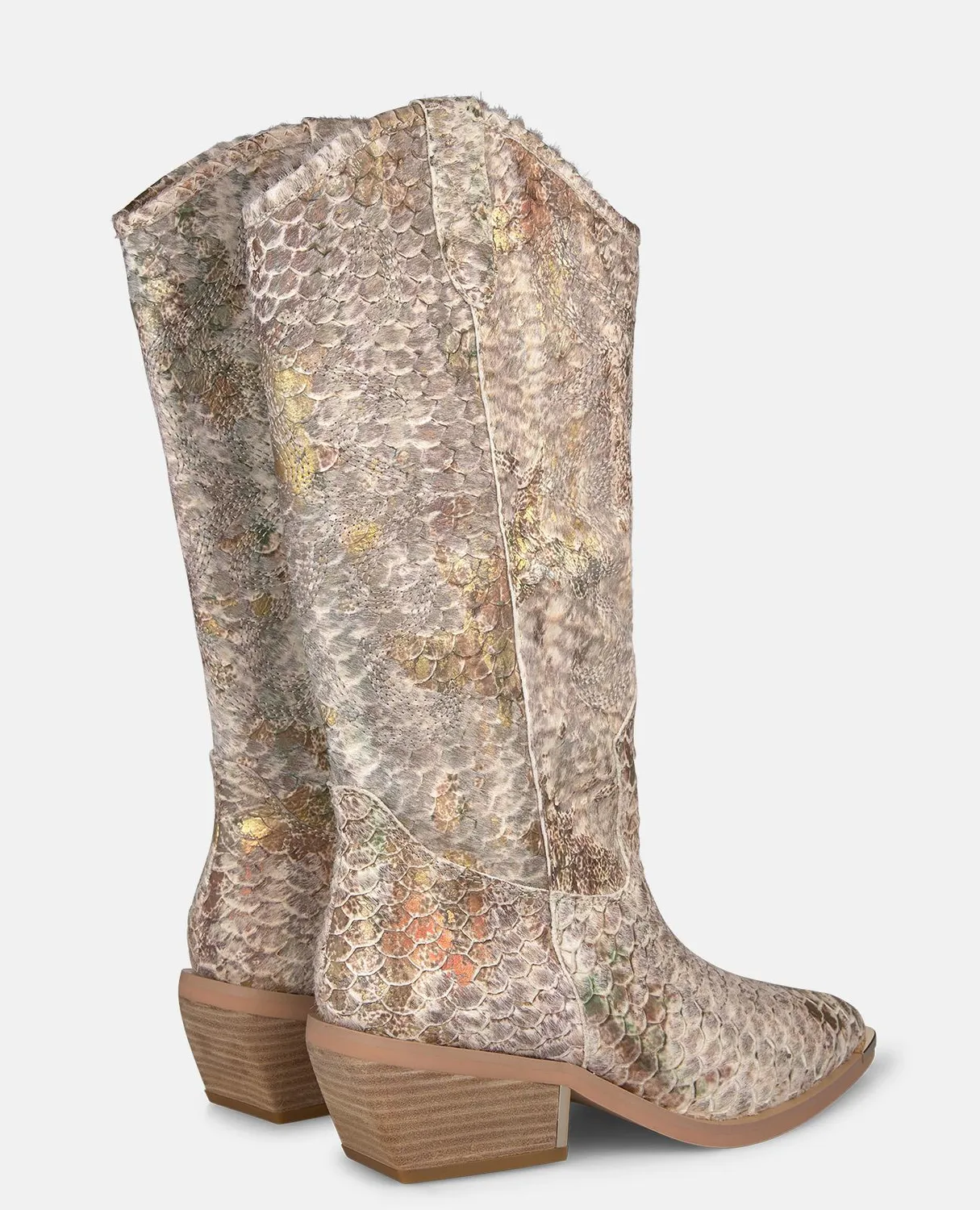 Alma en Pena V260254 botte cowboy cuir camel