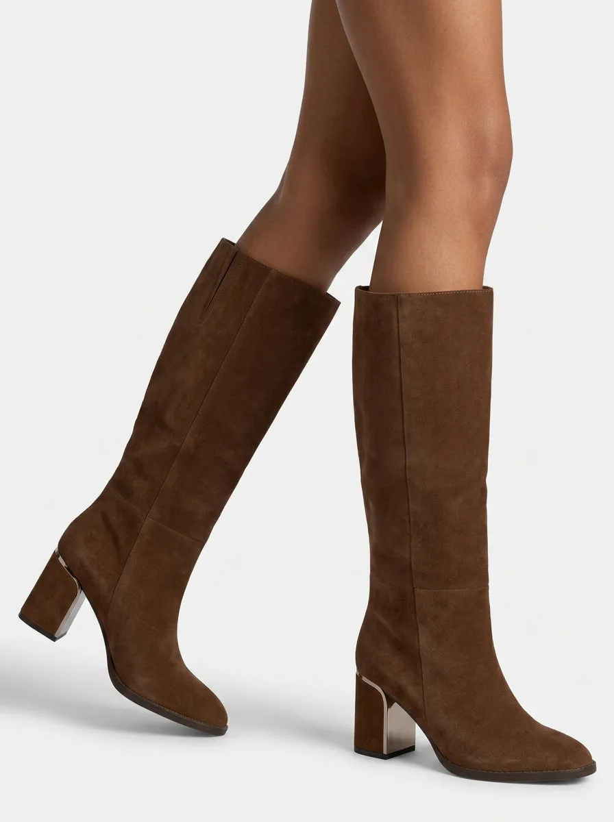 Alma en Pena I260500C botte cuir camel talon 8 cm