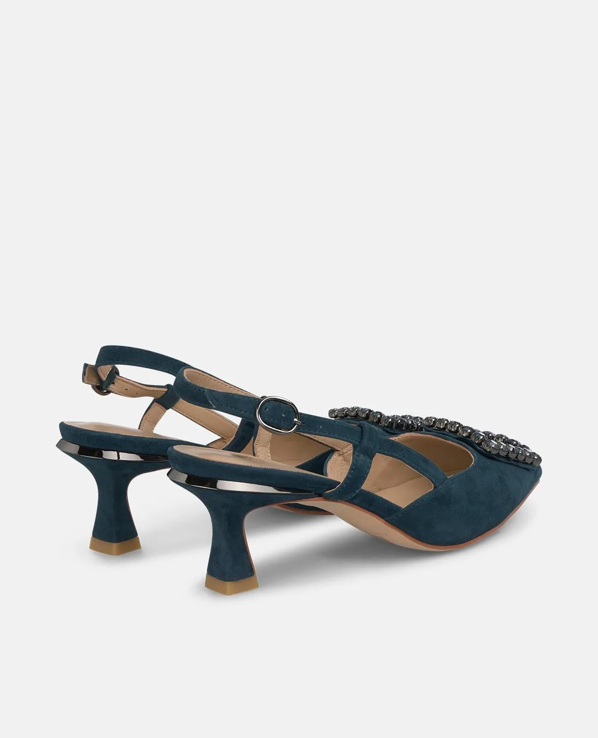 Alma en Pena I250513 escarpins cuir talon 6 cm marine