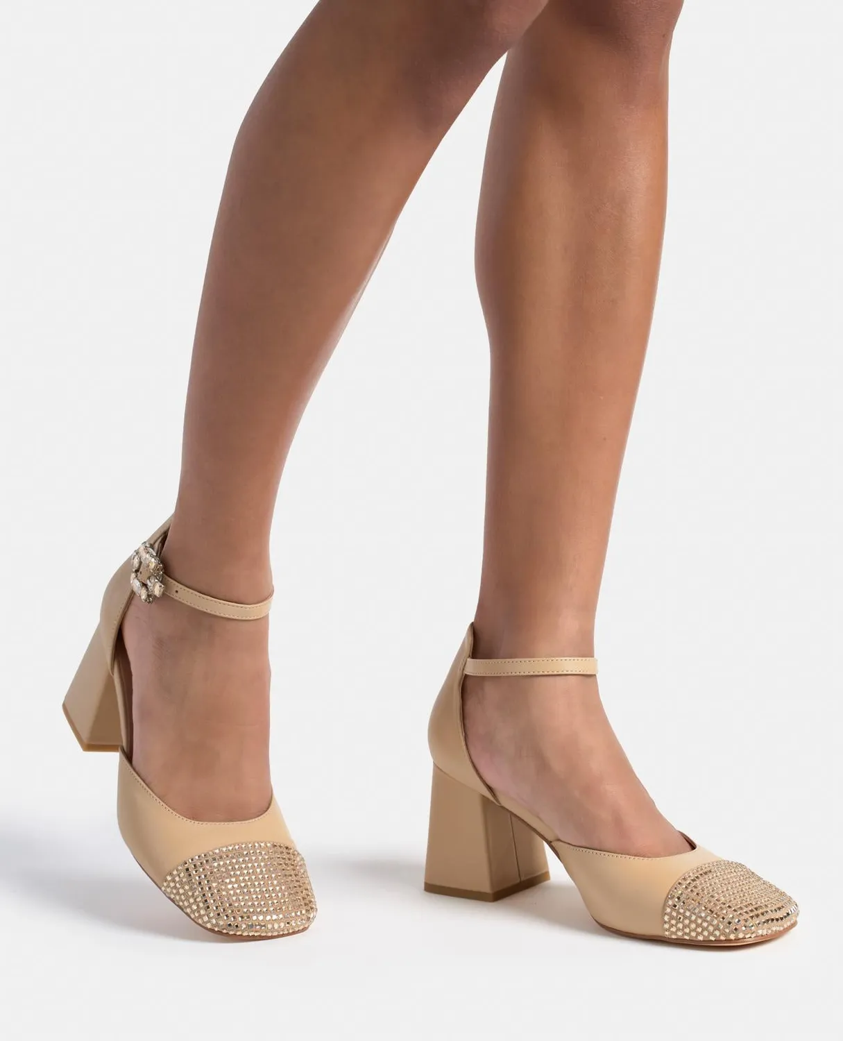 Alma en Pena V250555 escarpin cuir sable talon 7,5 cm