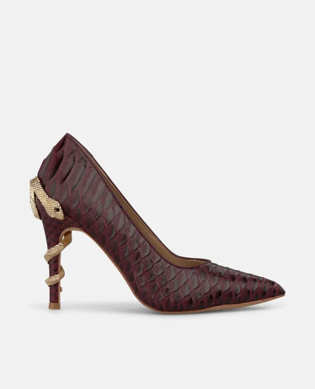 Alma en Pena I260258C escarpins cuir bordeaux talon 10 cm