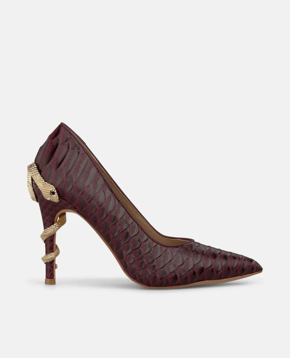 Alma en Pena I260258C escarpins cuir bordeaux talon 10 cm
