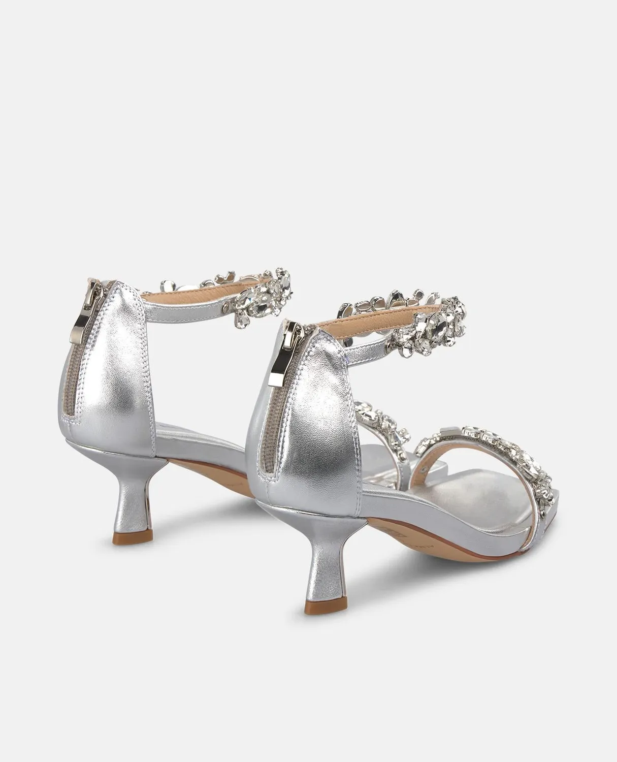 Alma en Pena V265006 sandales argent cuir talon 5,5 cm