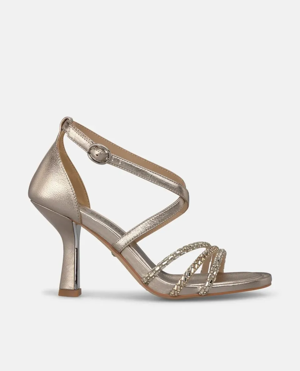 Alma en Pena I260306 sandales bronze talon 8 cm