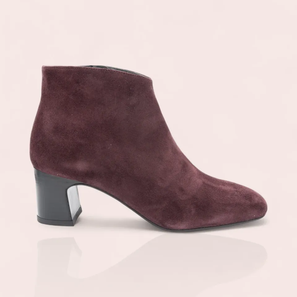 Karine Arabian Tamara bottines velours zip talon 47 mm