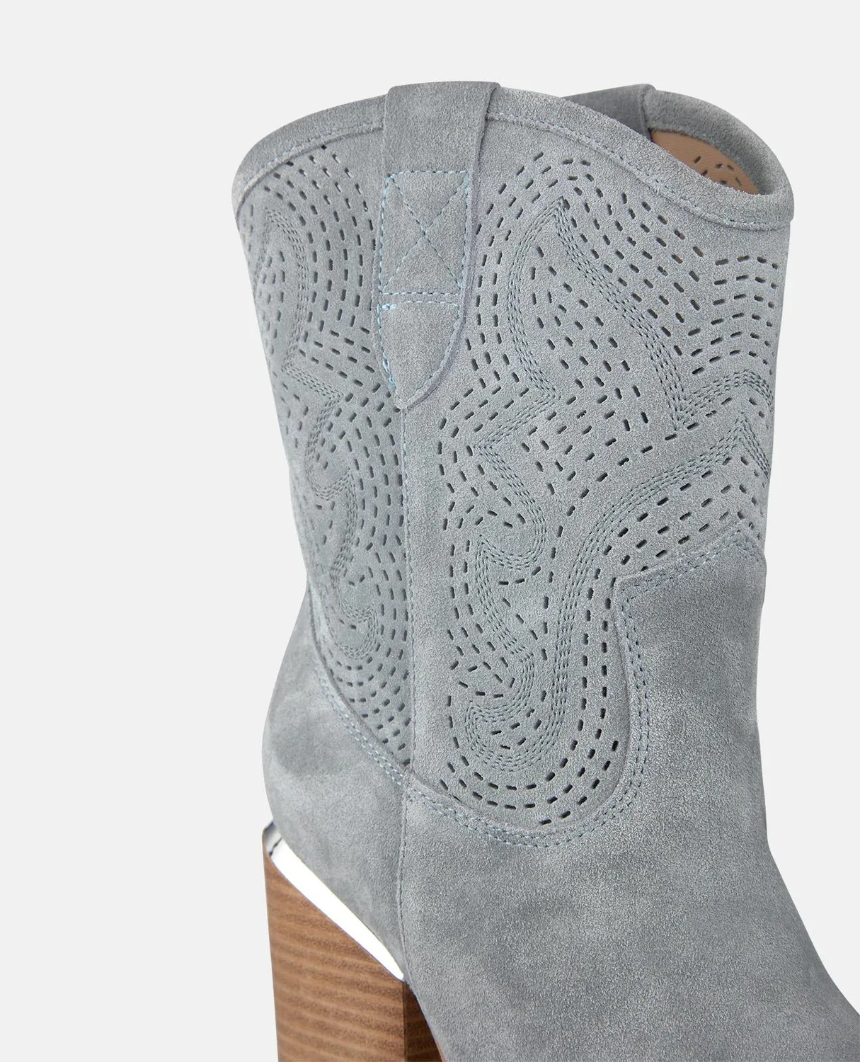 Alma en Pena V260104 bottines cowboy bleu jean cuir