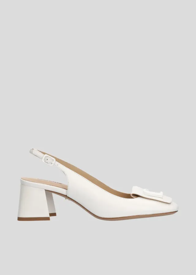 Lola Cruz Lola Pump 55 escarpins blanc femme